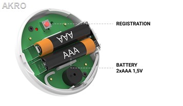 TECH STEROWNIK SINUM CZ-01 Bezprzewodowy czujnik z